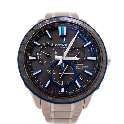 CASIO OCEANUS Stainless 5454 GPS Hybrid Solar OCW-G1200-1AJF A  