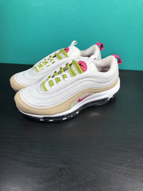 Nike Women S Air Max 97 Light Bone Deadly Pink Size Uk 7black Friday For Sale Online Ebay