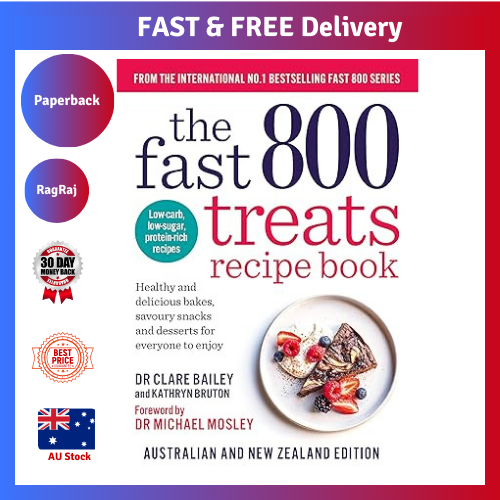 The Fast 800 Treats Recipe Book: Healthy and Delicious Bakes, Savoury Snacks and - Picture 1 of 2
