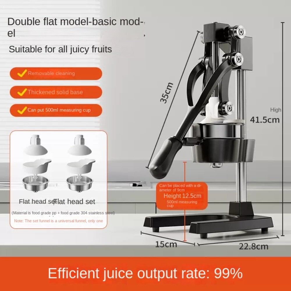 Stainless Steel Manual Lemon Fruit Juicer
