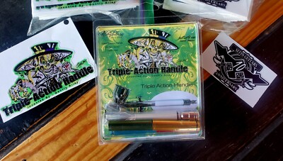 Triple Action Handle Airbrush Kit Fishing Lure Painting Airbrush Makeup |  eBay