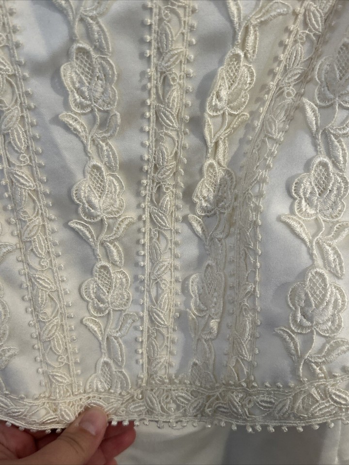 VTG Jessica McClintock Womens Sleeveless Wedding Dress 14 Ivory eBay