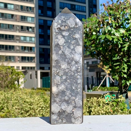 4.82LB Natural Apophyllite Crystals with Stilbite tower generator point ...