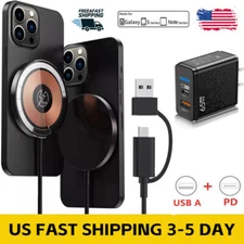 Mag safe Wireless Charger Magnetic Fast Charger For Samsung S25 S24 FE S23 Ultra
