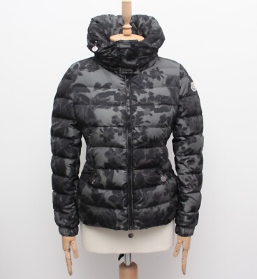 Women's MONCLER Sanglier Quilted Down Puffer Jacket Floral RARE