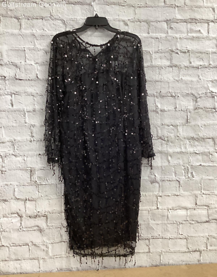 NWT Ax Paris Womens Black Sequin Long Sleeve HOLIDAY Sheath Dress SZ 12 STUNNER | eBay NWT Ax Paris Womens Black Sequin Long Sleeve HOLIDAY Sheath Dress SZ 12 STUNNER | eBay