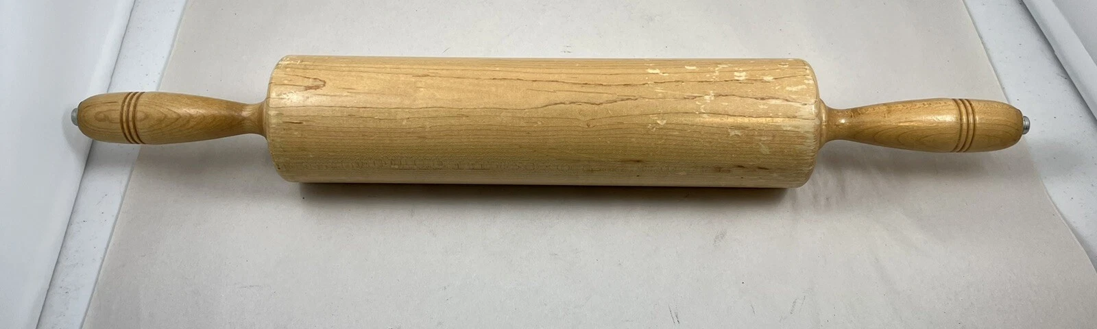 Vintage Thorpe Rolling Pin Co. Maple Rolling Pin 22" Long 12" Barrel
Opens in a new window or tab