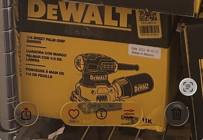 *DEWALT DWE6411 1/4 Sheet Corded Electric Palm Sander