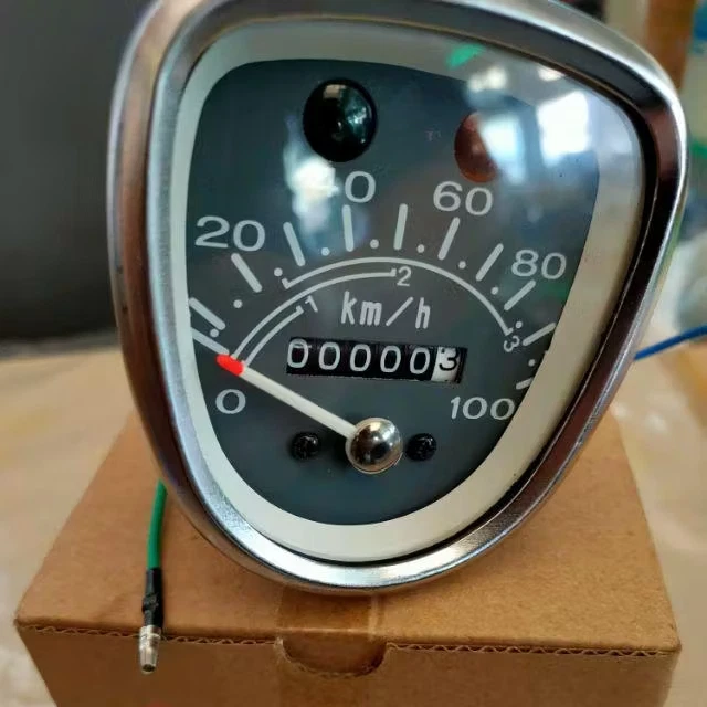 🔥 Medidor de velocímetro Honda C70 C65 C90 | 0–100 KM/H | Medidor de cubo antigo | NOVO - Imagem 3 de 4