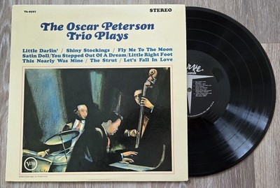 THE OSCAR PETERSON TRIO Plays Verve Records V6-8591 OG Stereo LP Vinyl Jazz 1964