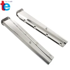 Stainless 30 In Straight Mud Flap Hanger 1 1/8 Bolt Steel For Semi Truck Tapered