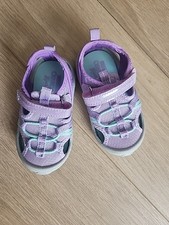OSHKOSH B'Gosh Abe Purple Hook Loop Sandals Toddler Girls Size 7