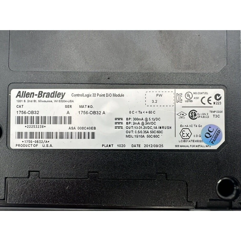 Allen Bradley 1756-0B32 ControlLogix Módulo D/O De 32 Puntos - Imagen 3 de 3
