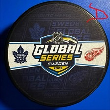 2023 Sweden Global Series (Detroit Vs Toronto) Souvenir Match-up Puck