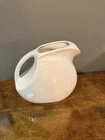 Fiesta Small White Disc Pitcher 5 1/2”