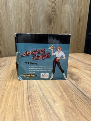 American Graffiti '55 Chevy 1:18 Die-Cast Car – American Muscle