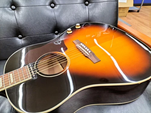 Epiphone EJ-160E Acoustic Electric Guitar Solid Spruce Top P-100 Pickup