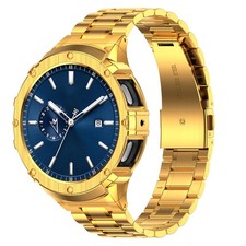 Stainless Steel Band with Case Compatible with Samsung Galaxy Watch 5 pro 45m...