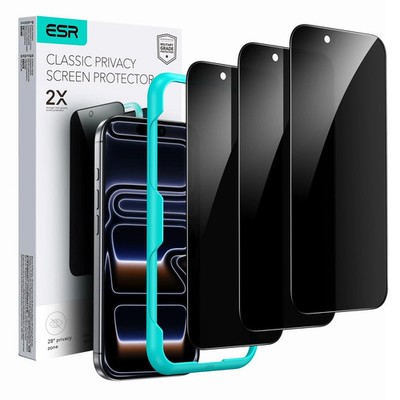 ESR 3 Pack for iPhone 17 Pro MAX Privacy Screen Protector UltraFit Series