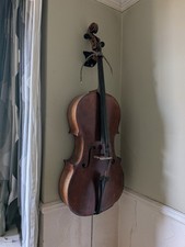 Fine German Cello by L. Fritz Heberlein, Markneukirchen 1927  Highly Flamed Back