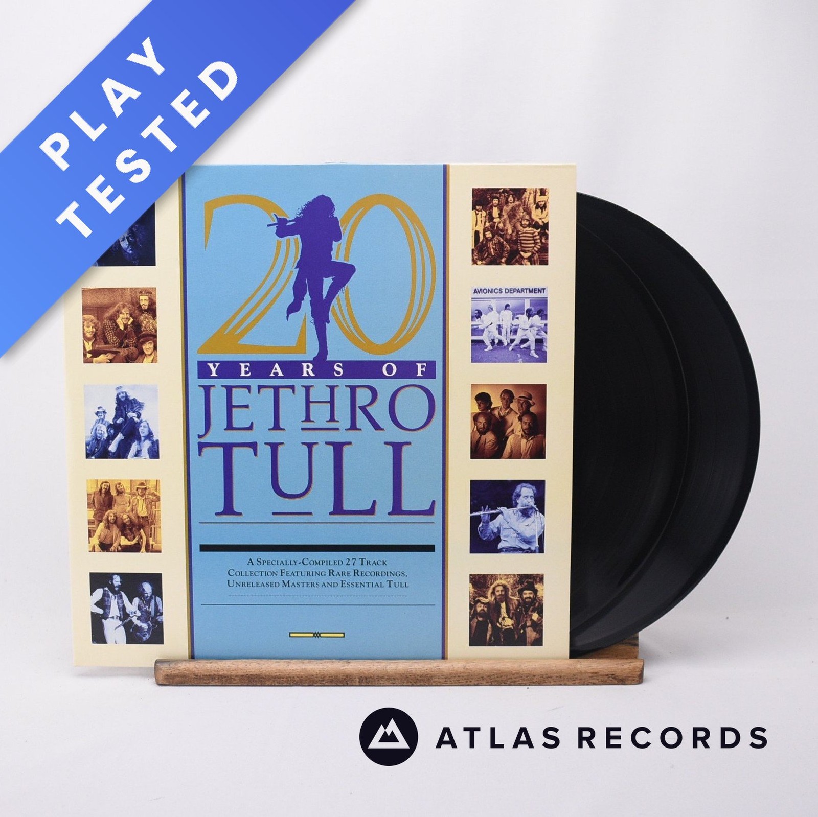 Jethro Tull 20 Years Of Jethro Tull Gatefold 2 x LP Vinyl Record CJT 7 - EX/NM