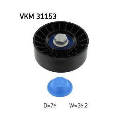 Skf VKM 31153 Umlenk /führungsrolle Keilrippenriemen Links Oben Oben für Audi VW