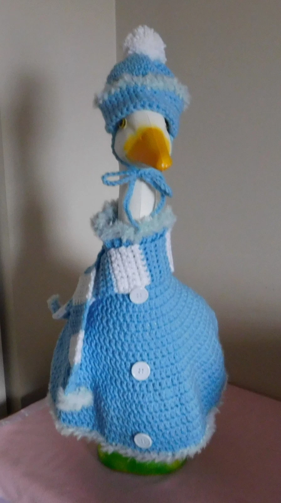 Goose Sweater, Outdoor Decor, Goose Outfit, Goose Clothes, Porch Goose Sweater B