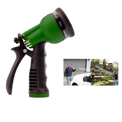 #ad 7 Way Sprayer Garden Hose Nozzle Water Pressure Head Sprinkler Lawn Rubber Grip $8.25