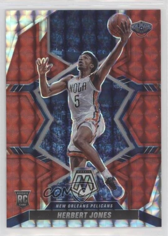 2021-22 Panini Mosaic Rookies Red Mosaic Prizm Herbert Jones #231 07i7