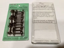 ReBoxx-3 36" HO Semi-scale wheels sets, 1.005" Axle Length, 12/ Pkg, NMRA RP-25
