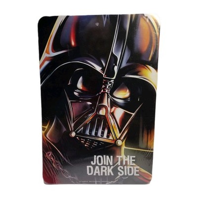 Darth Vader ,Star Wars,Join the Dark Side Wall Sign 2-Sided Cardboard 8.5'' x 12''