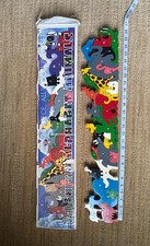 VTG FAO Schwarz Alphabet Animals 26 PC All Wood Playset Puzzle