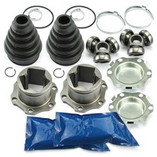 Image of 2X Joint Set Drive Shaft Transmission Side For VW Bora Golf IV Polo Seat Skoda