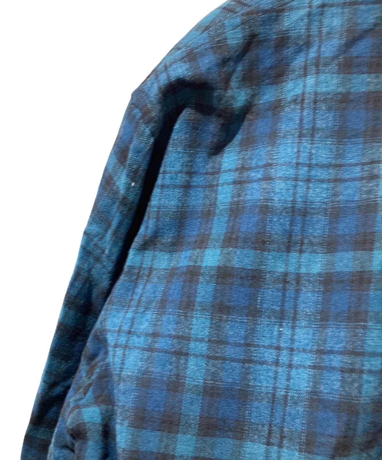 PENDLETON 60's wool check unconstructed jacket Si… - image 8