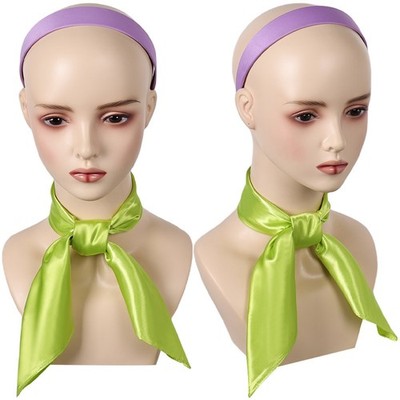 Anime SCOOBY-DOO Daphne Blake Cosplay Headband+Tie Necktie Halloween Carnival