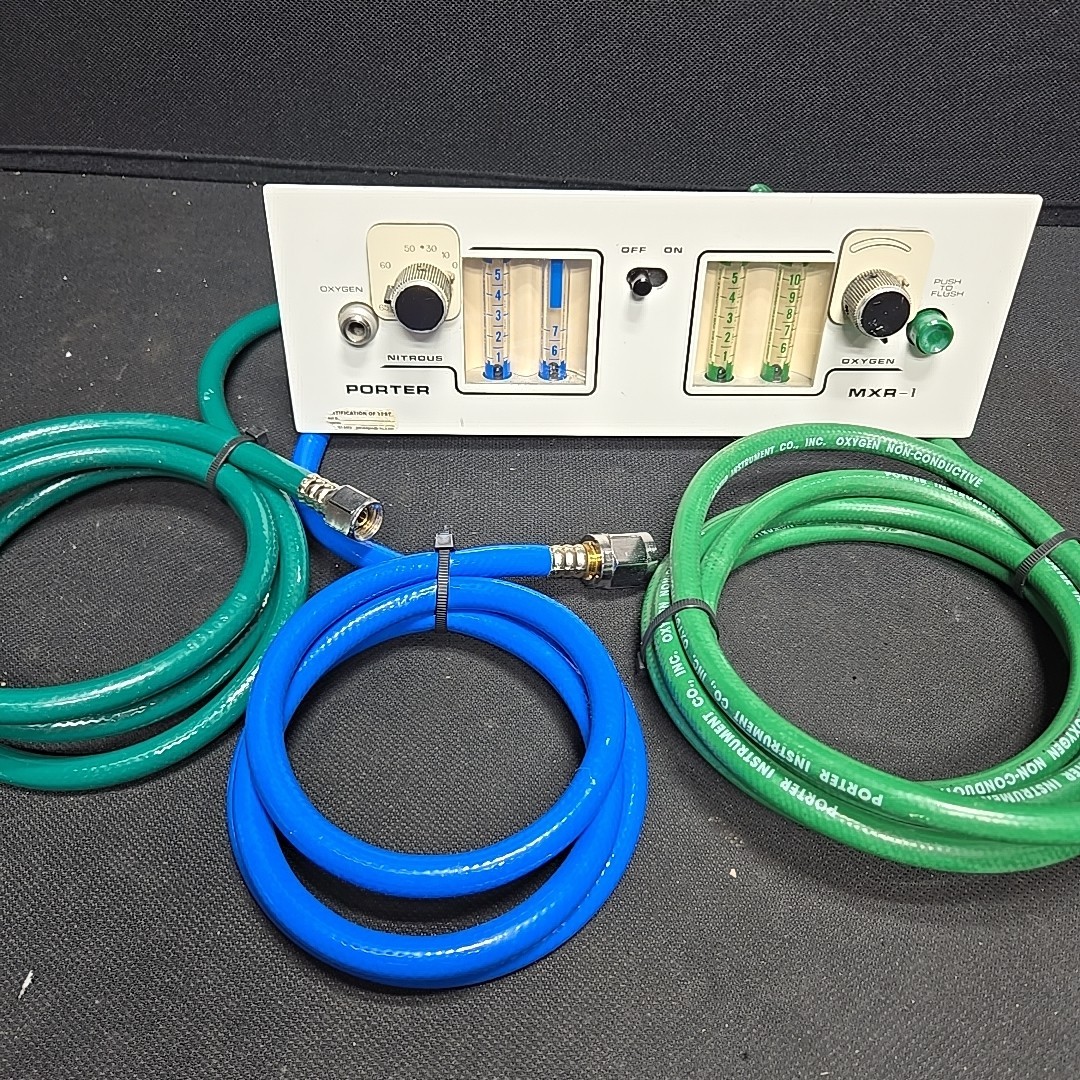 Porter MXR-1 Cabinet Or Wall Mount Nitrous Flowmeter BD7