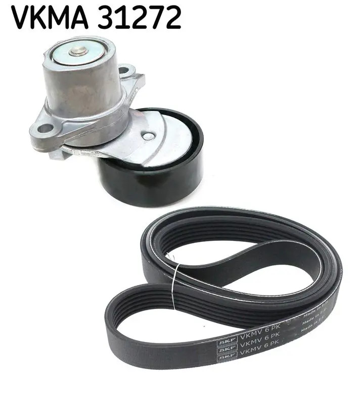 Kit cinghia trapezoidale multirighe VKMA 31272 SKF per VW GOLF SPORTSVAN VII - Immagine 2