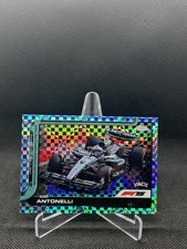 2025 Topps Chrome Formula 1 F1 Kimi Antonelli RC #80 Blue Checker Refractor /150