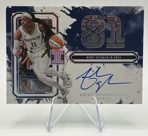 2025 Panini Impeccable WNBA Impeccable Arike Ogunbowale AUTO /81