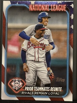 Topps 2024 Series 2 National League Independence Day/76 #481 Prior Teammates