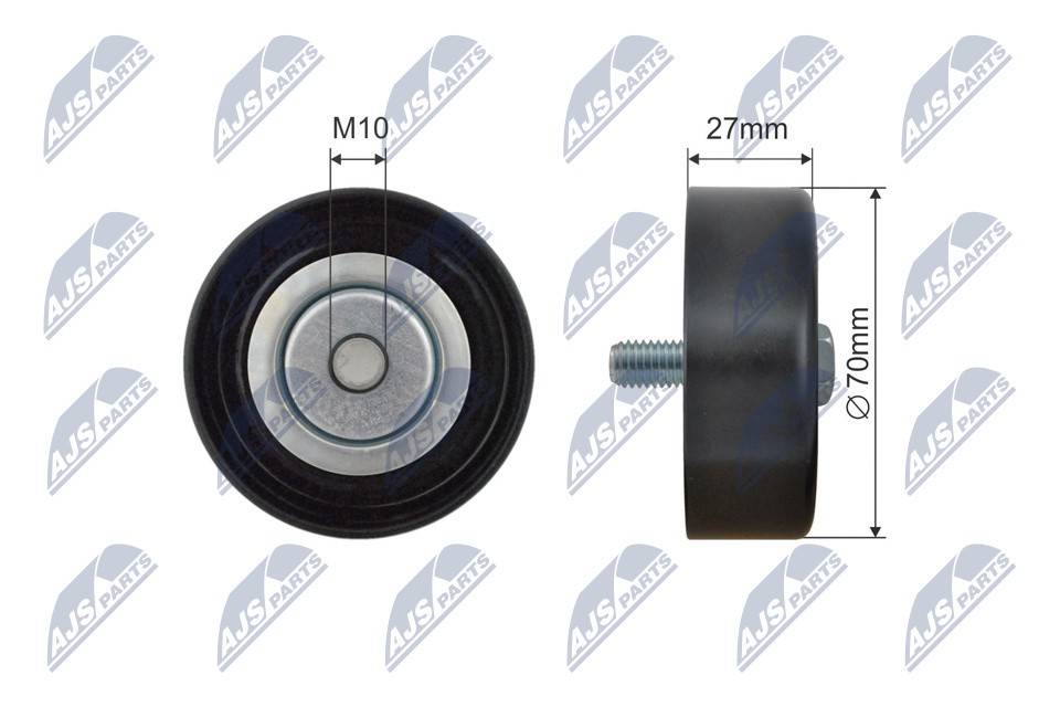 Fits NTY RNK-CH-050 PULLEY IDLER V-BELT