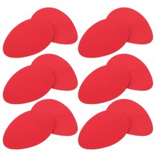 6 Pairs High Heel Traction Stickers Protector Noise Reduction Pads