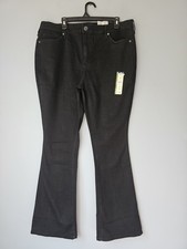 Terra  Sky Women's Bootcut High Rise Black Jeans Size 16W