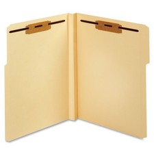 Esselte 24595 Manila Fastener Folders, 1.5" Expansion, 2 Fasteners, Letter Size,