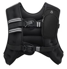 ZELUS Weighted Vest 30lb Weight Vest w Reflective Stripe