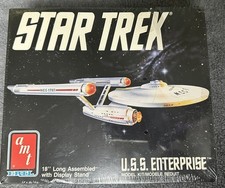Vintage Star Trek VI USS Enterprise AMT/ERTL Sealed Model Kit bundeled Lodela “L