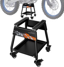 Dirt Bike Stand With Wheels Motorcycle Lift Panel Stand Stand For Dirt Bike