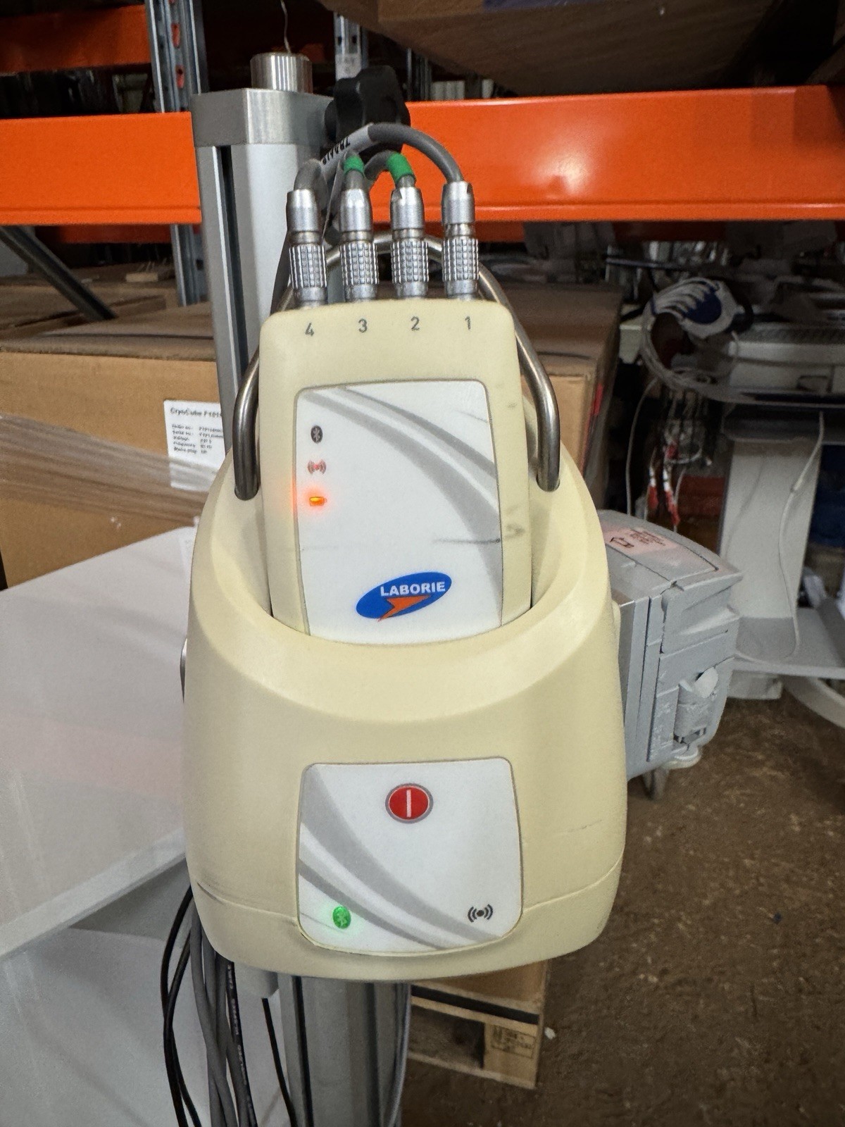 Laborie Goby Hub Wireless Urodynamics Docking Station Cart w/ Cables