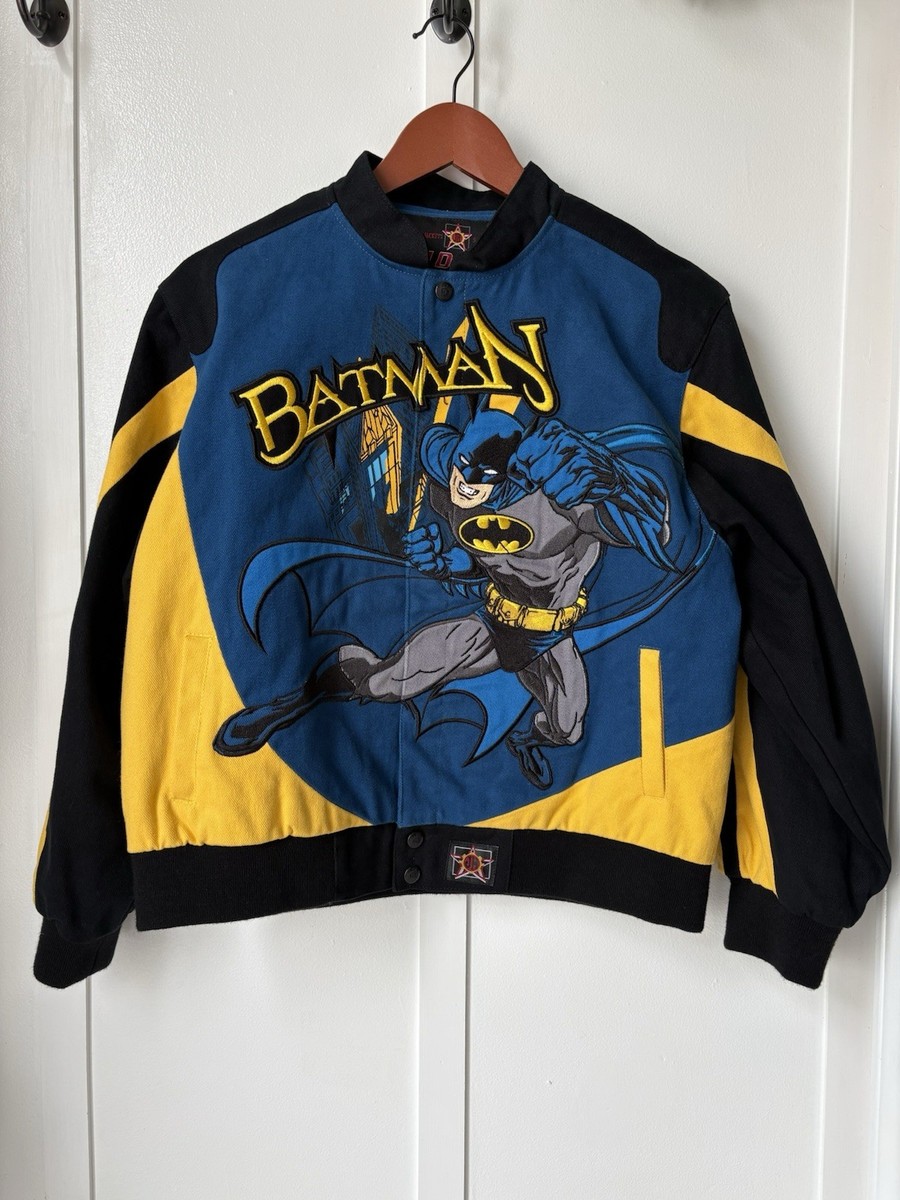 JH DESIGN Batman DC Comics Youth Boys Racing Jacket XL 11-12 | eBay