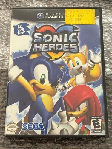 Sonic Heroes (Nintendo GameCube, 2003) Complete w/Manual Tested & Working! READ
